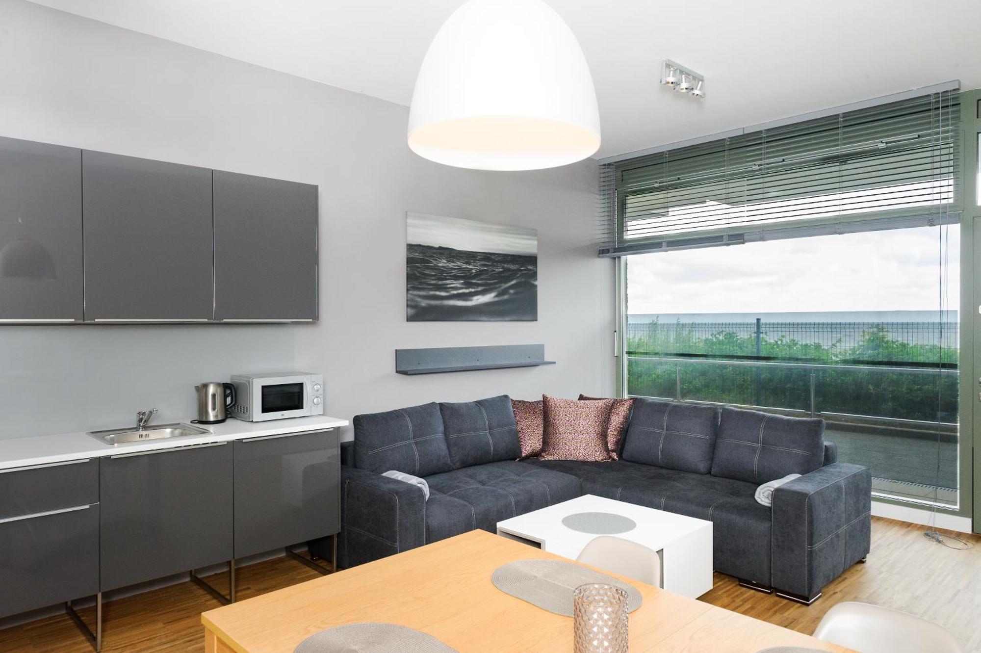 Apartament Blue I Grey Na Klifie Ustronie Morskie Exteriör bild